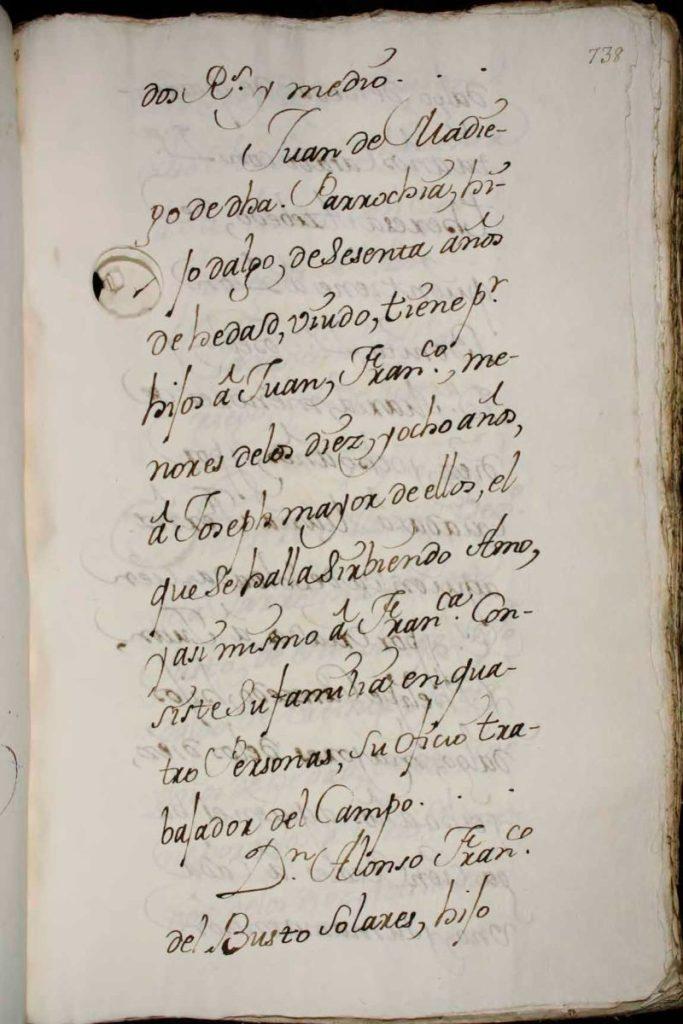 Registro del Catastro del Marqués de la Ensenada de la parroquia de La Magdalena en el concejo asturiano de Villaviciosa.