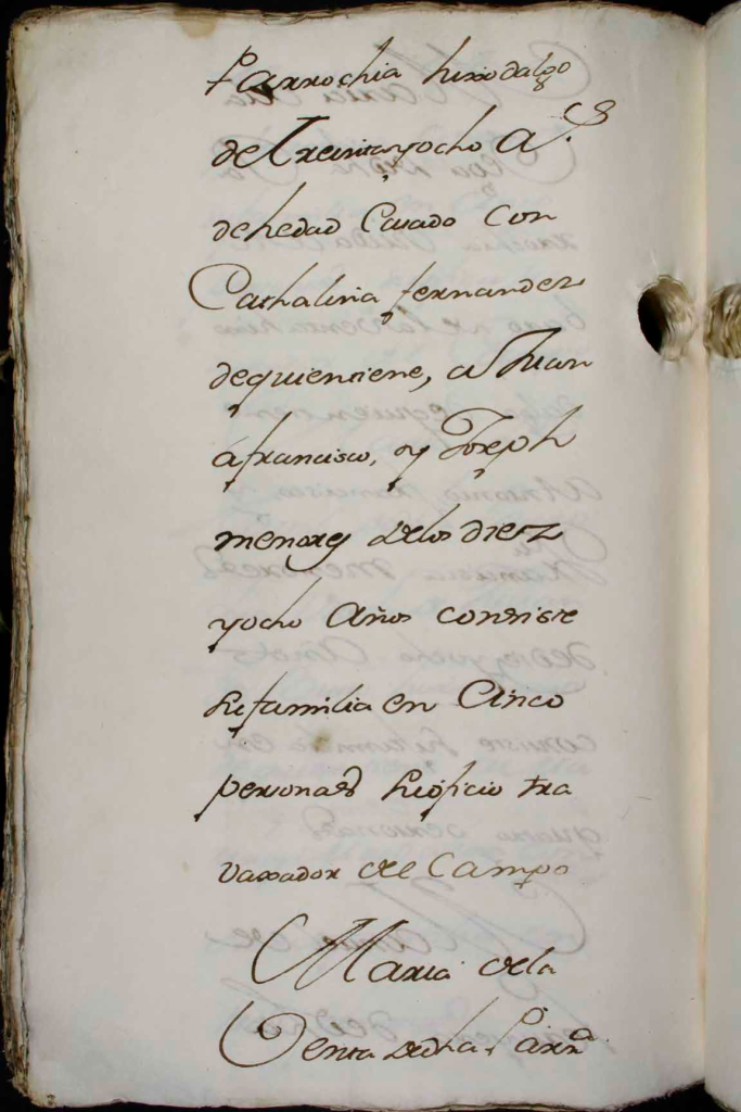 Registro del Catastro del Marqués de la Ensenada de la parroquia de Coro en el concejo asturiano de Villaviciosa.